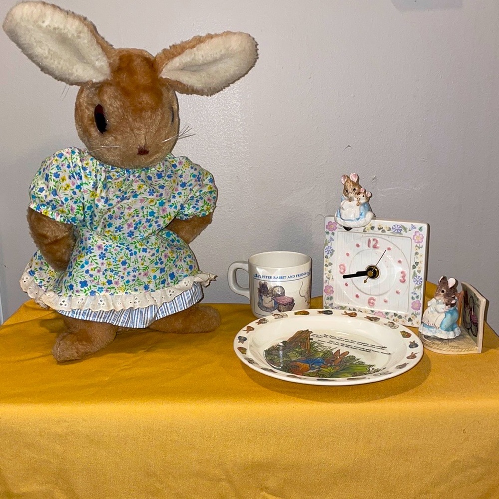 Vintage Eden Toys  mixed with Beatrix Potter 5 piece Collection